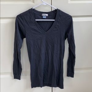 So Nikki long sleeve shirt gray
